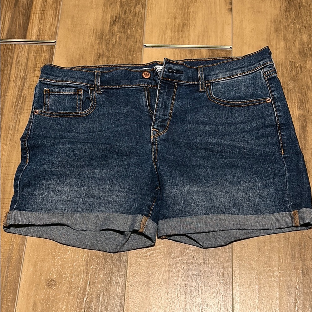 Old Navy Blue Jean Shorts with Cuffed Hems